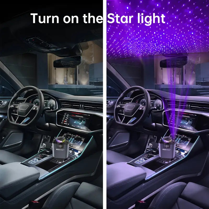 5-in-1 Starlight Charger | Fast Type-C 5V/3A + Car Fragrance